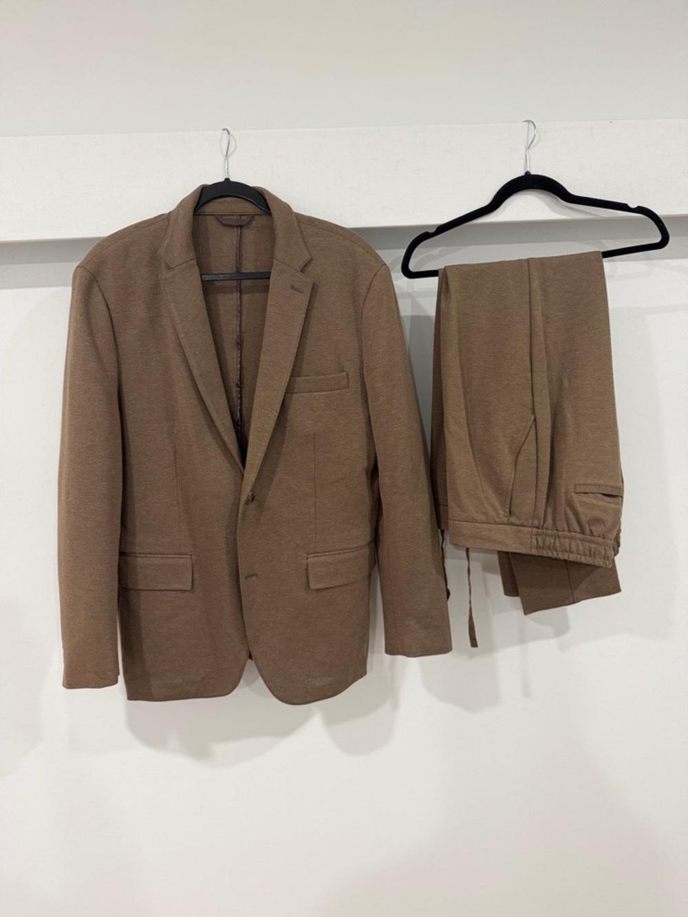 Alfani Men's Camel Brown Two-Piece Blazer & Trousers